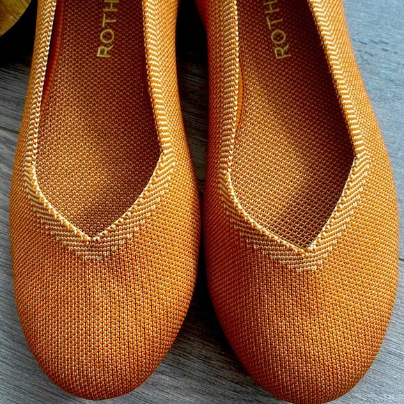 Rothy's  round toe amber size 8.5 woman's flat Flats - Picture 2 of 8